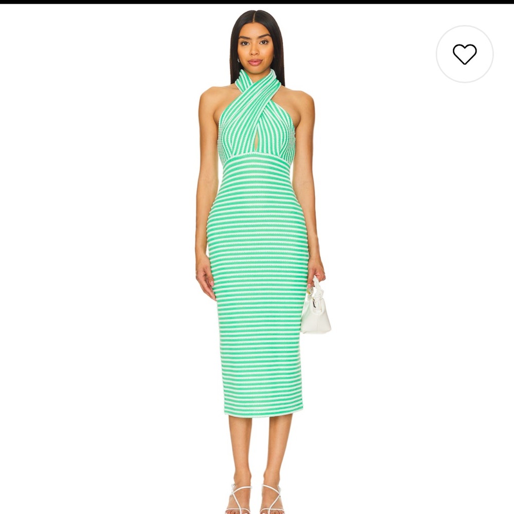 Conchita Dress in Green & White
Amanda Uprichard